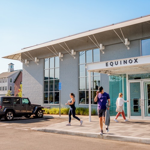 Equinox People outside of Equinox