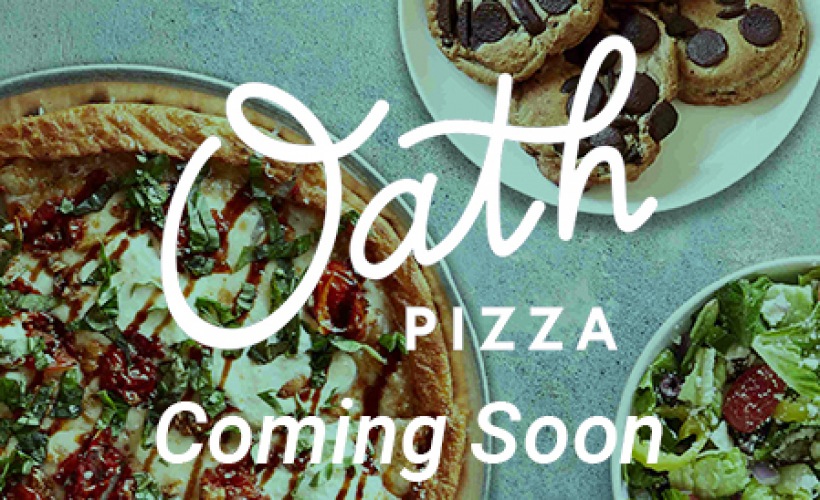 Oath pizza, salad and cookies