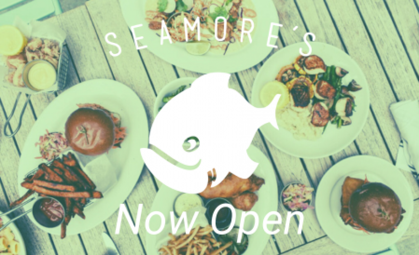 Seafood dishes and burgers from Seamore's